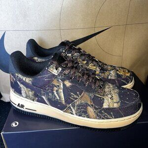 NEW Nike Air Force 1 '07 Low Black Realtree Camo IH1221-900 Men's Size 10.5